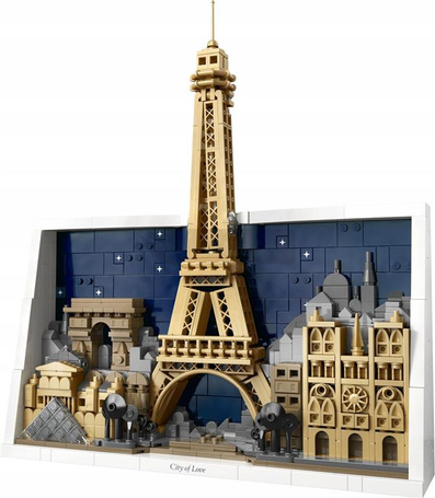 LEGO ARCHITECTURE 21064 Paryż miasto miłości, zestaw klocków +18 lat
