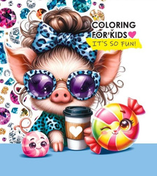 Kolorowanka 140x140 Świnka