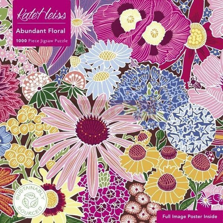 Puzzle 1000 Abundant Floral Kate Heiss Kwiaty