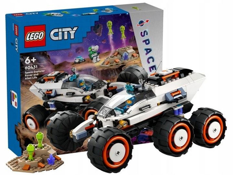 LEGO CITY SPACE 60431 KOSMICZNY ŁAZIK I BADANIE ŻYCIA W KOSMOSIE klocki +6l
