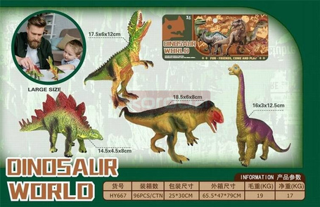Zestaw dinozaurów