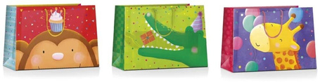 Torba prezentowa Grand Kids 18x24x10cm MIX