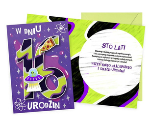 Karnet Urodziny 16