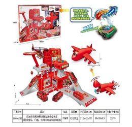 Baza strażacka + auto zmieniające kolor + św/dź