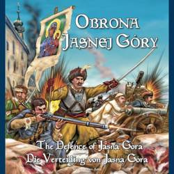 Obrona Jasnej Góry wersja pol. ang. i niem.