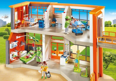 PLAYMOBIL 6657 Szpital dziecięcy z wyposażeniem
