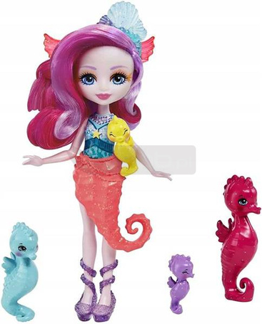 Lalka Enchantimals Syrenka Sedda Seahorse i koniki morskie HCF73