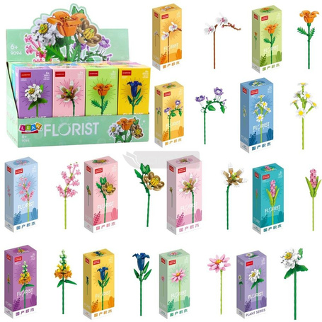 Klocki konstrukcyjne Kwiat 56-245el MIX