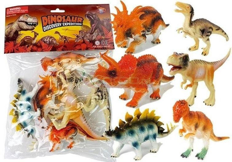 Zestaw figurek Dinozaury 6szt