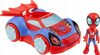 SPIDERMAN HASBRO FIGURKA SPIDEY + POJAZD ze światłem i dźwiękiem F4530
