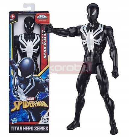 AVENGERS TITAN HERO SERIES BLACK SUIT DUŻA RUCHOMA FIGURKA SPIDERMAN E8523