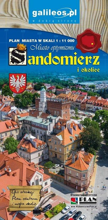 Plan miasta - Sandomierz i okolice 1:11 000