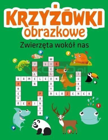 Krzyżówki obrazkowe. Zwierzęta wokół nas