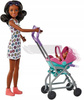 Lalka Barbie Skipper z wózkiem i bobasem HHB68