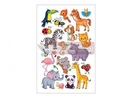 Tatuaż zwierzęta 8,5x13cm