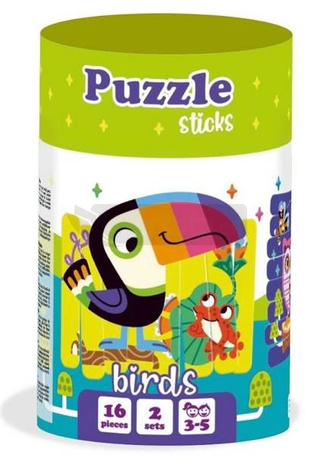 Puzzle sticks. Ptaki