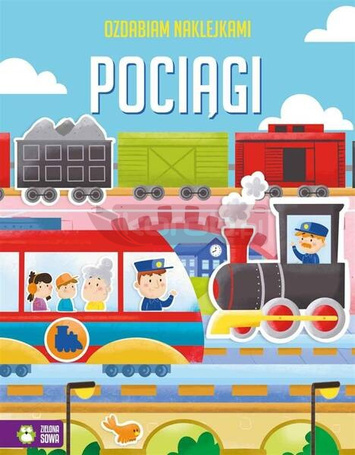 Ozdabiam naklejkami. Pociągi