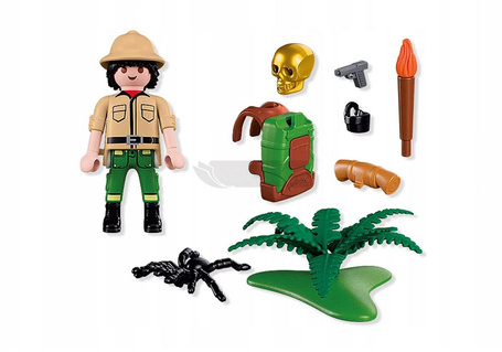 PLAYMOBIL SPECIAL PLUS 72033 Poszukiwacz przygód, figurka + akcesoria