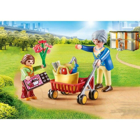 Playmobil 70194 Babcia z chodzikiem