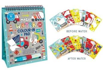 Kolorowanka Wodna z Pisakiem i Podpórką Na Budowie