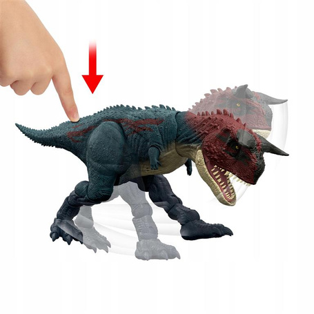 JURASSIC WORLD SURVIVAL DINOZAUR Carnotaurus duża figurka 43cm z dźwiękiem JKG85