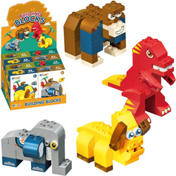 Klocki zwierzęta 28el MIX