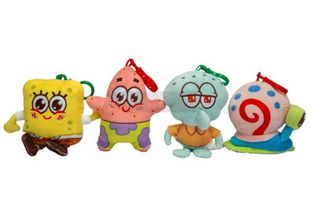 SpongeBob Breloki Squishy 10cm 4 rodzaje