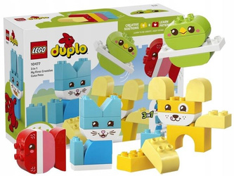 KLOCKI LEGO DUPLO 10477 Kreatywne zwierzaki 3 w 1, zestaw dla dzieci +18 mc