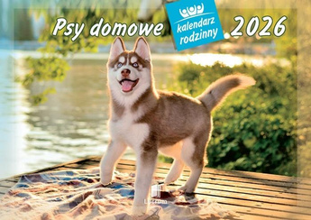 Kalendarz 2026 rodzinny Psy domowe