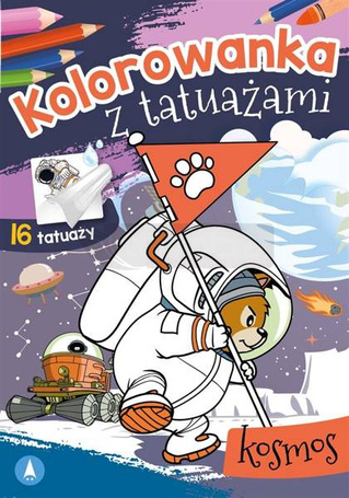 Kolorowanka z tatuażami. Kosmos