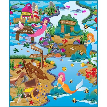 Mata materiałowa Syrenki 120x200