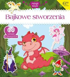 Naklejki iskierki z brokatem. Bajkowe stworzenia