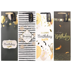 Torba prezentowa Party 12x36x9cm mix STRIGO