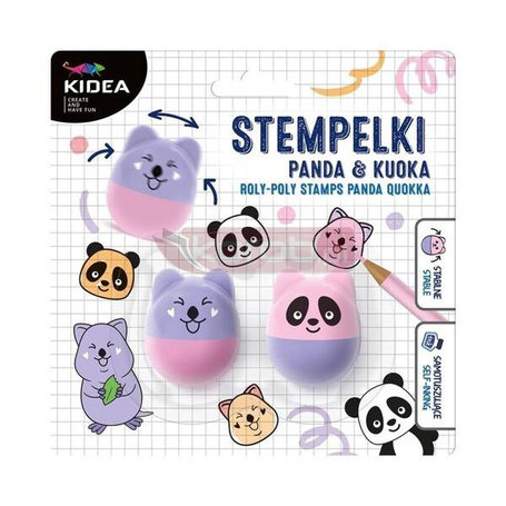 Stempelek wańka wstańka Panda Kuoka KIDEA
