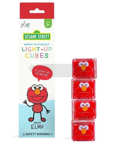 Kostki sensoryczne świecące w wodzie Elmo