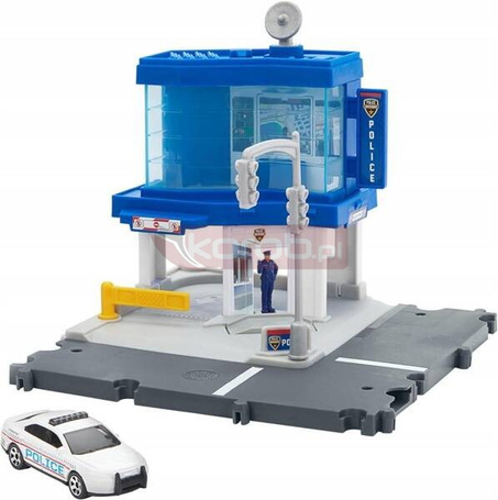 MATCHBOX ZESTAW DO ZABAWY POSTERUNEK POLICJI policja + autko HRY44