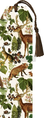 Zakładka 159 ze wstążką Leśne zwierzęta