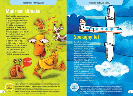 Jama gebowa ćwiczy słowa. Wiersze logopedyczne