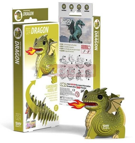 Smok Eugy. Eko Układanka 3D