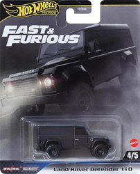 HOT WHEELS PREMIUM FAST AND FURIOUS 4/5 Land Rover Defender 110 JBL98