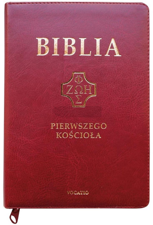 Biblia pierwszego Kościoła z paginat. suwak burgun