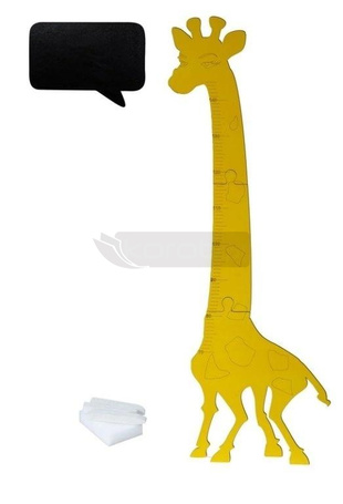 Miarka drewniana wzrostu Żyrafa