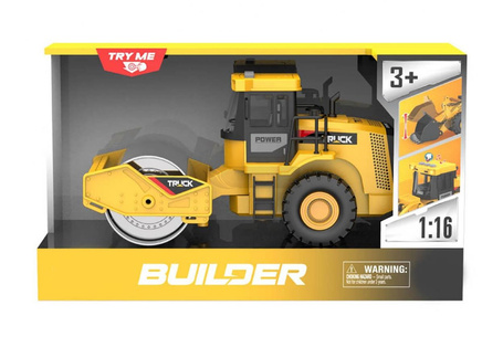 Walec budowlany ze światłem i dźwiękiem