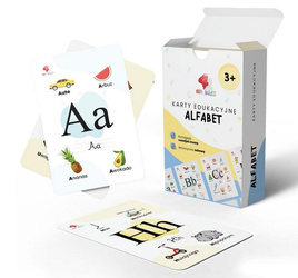 Karty edukacyjne Alfabet 35szt