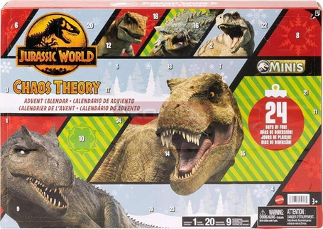 JURASSIC WORLD CHAOS THEORY KALENDARZ ADWENTOWY 2024 JBG37