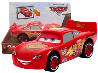 CARS AUTA ROZBUJANY ZYGZAK MC QUEEN AUTKO 18cm z ruchomymi oczami, ustami HPH64