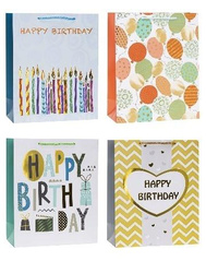 Torebka ozdobna 31x42x12cm hot-stamp mix ROZETTE