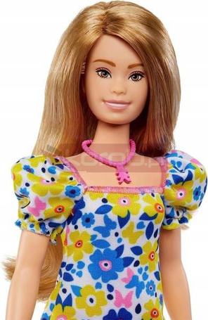 LALKA BARBIE FASHIONISTAS Down Syndrome HJT05