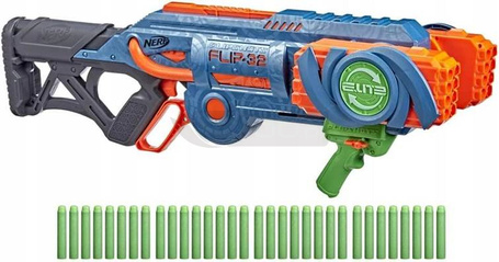 NERF F2553 ELITE FLIP 32 BLASTER + 32 strzałki