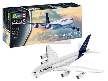 Model plastikowy Airbus A380-800 Lufthansa New Livery